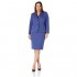 Le Suit Women's Size Plus 2 Button Shawl Collar Novelty Skirt Suit