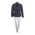 Le Suit Women's Size Plus Novelty Dot 2 Bttn Notch Lapel Pant Suit