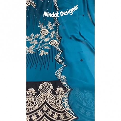 NINDOT Designer Salwar Kameez Suit for Women Dress Party wear Indian Pakistani Style Cloth