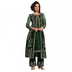 shopNstyle Ready to Wear Wedding Party wear Embroidered Koti Style Salwar Kameez Indian/Pakistani Dress Salwar Suit for Women